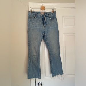 Everlane kick crop jeans